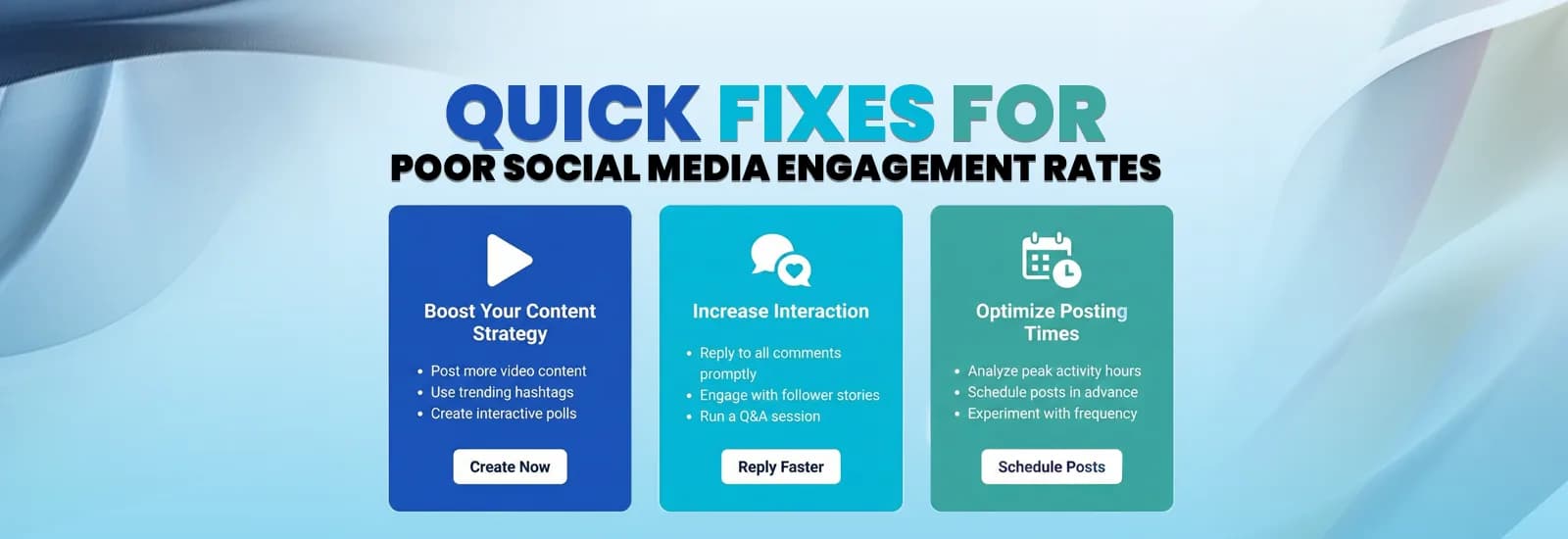 Quick Fixes for Poor Social Media Engagement Rates