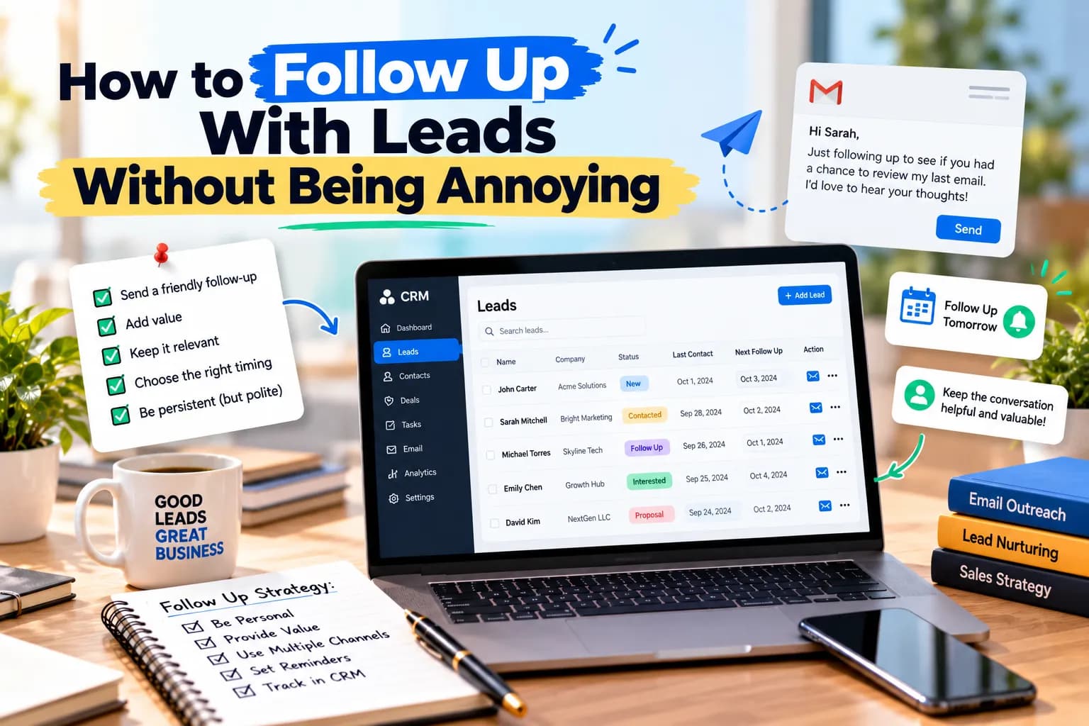 How to Follow Up With Leads Without Being Annoying