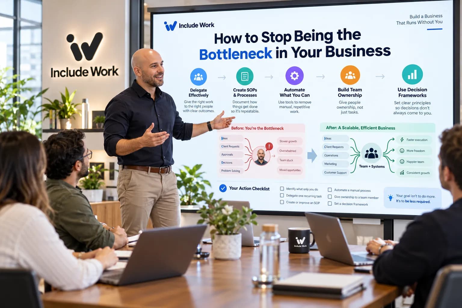 How to Stop Being the Bottleneck in Your Business