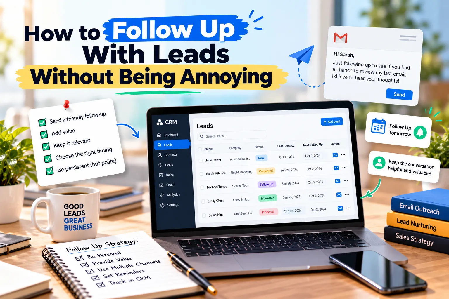How to Follow Up With Leads Without Being Annoying