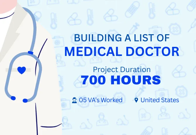 Building a list of medical Doctor - IncludeWork portfolio