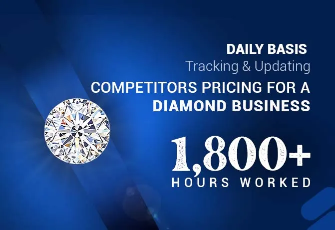 Competitors Pricing Update For A Diamond Business - IncludeWork portfolio